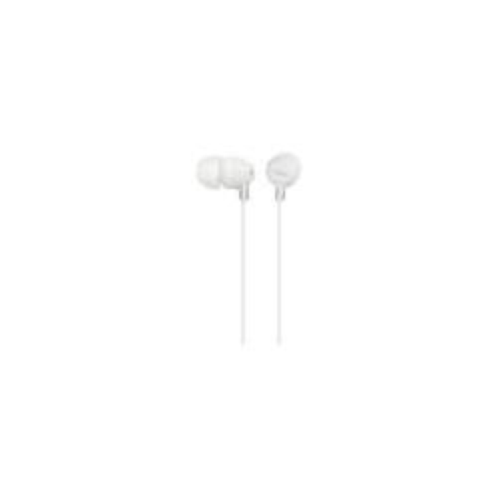 Sony MDR-EX15AP - EX Series - auricolari con microfono - in-ear - cablato - jack 3,5 mm - bianco